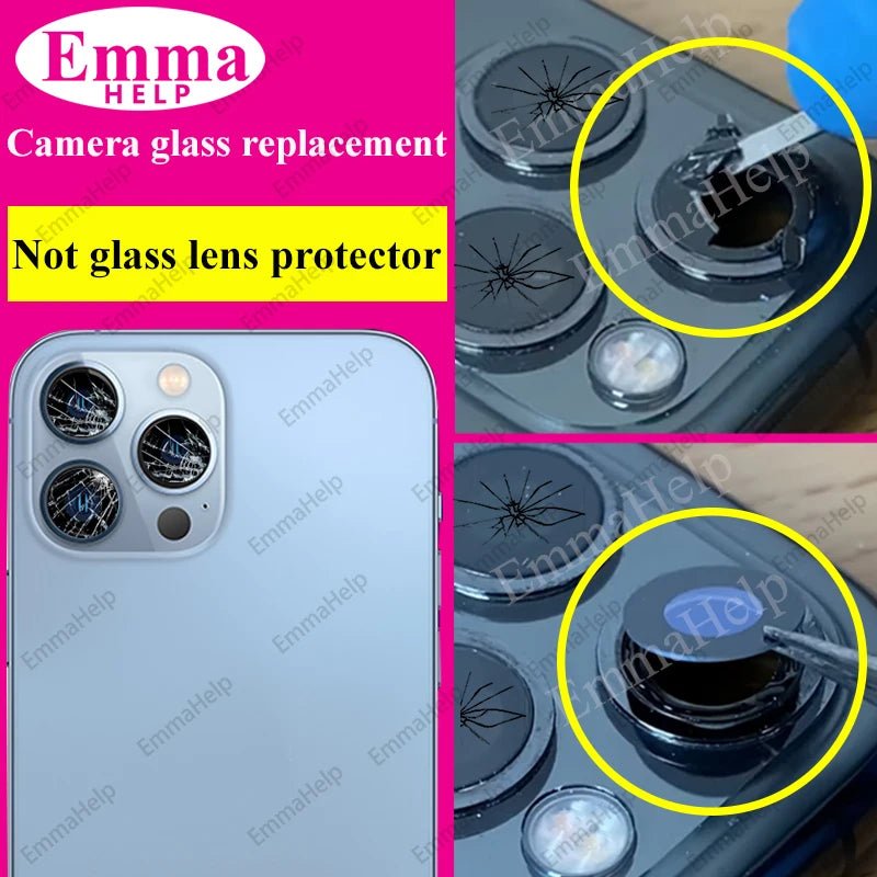 1 Set Original Sapphire Back Camera Lens Glass for iPhone 15 14 13 12 - My 2 buyOther