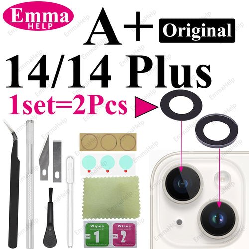1 Set Original Sapphire Back Camera Lens Glass for iPhone 15 14 13 12 - My 2 buyOther
