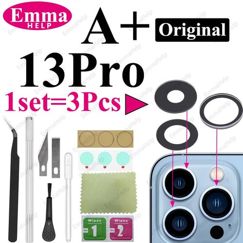 1 Set Original Sapphire Back Camera Lens Glass for iPhone 15 14 13 12 - My 2 buyOther
