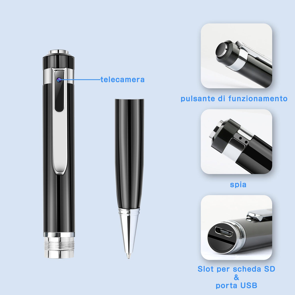 1080P HD Mini Camcorder Sports DV DVR Camcorder Hidden Camera Pen - My 2 buyAudio & Video