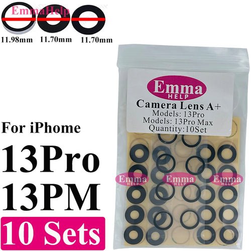 10Set A+ Back Camera Glass for iPhone 16 15 Pro Max 17 Air 14 Plus 13 - My 2 buyOther