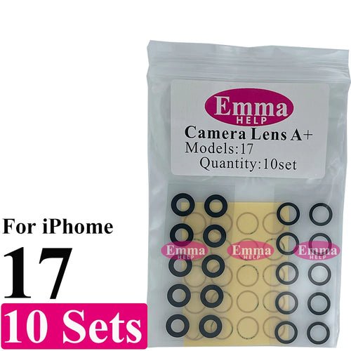 10Set A+ Back Camera Glass for iPhone 16 15 Pro Max 17 Air 14 Plus 13 - My 2 buyOther