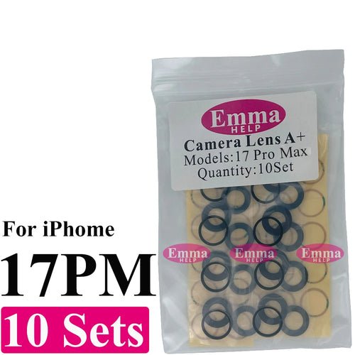 10Set A+ Back Camera Glass for iPhone 16 15 Pro Max 17 Air 14 Plus 13 - My 2 buyOther