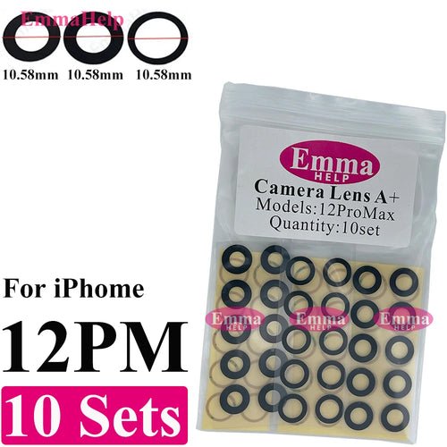 10Set A+ Back Camera Glass for iPhone 16 15 Pro Max 17 Air 14 Plus 13 - My 2 buyOther