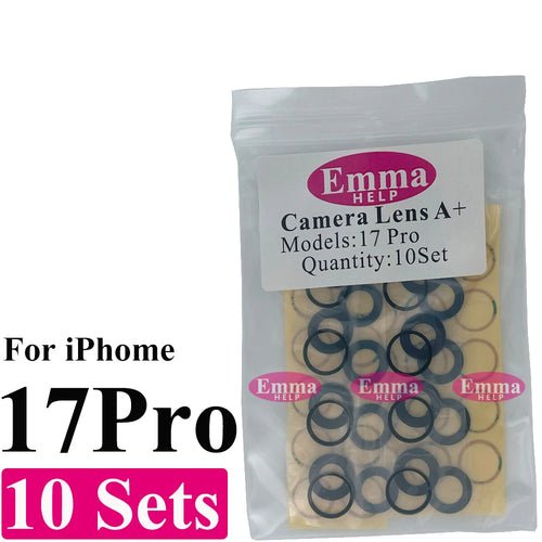 10Set A+ Back Camera Glass for iPhone 16 15 Pro Max 17 Air 14 Plus 13 - My 2 buyOther