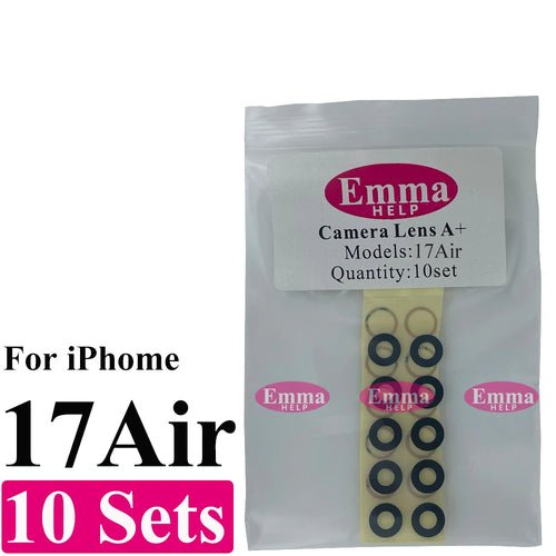 10Set A+ Back Camera Glass for iPhone 16 15 Pro Max 17 Air 14 Plus 13 - My 2 buyOther