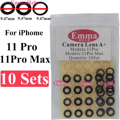 10set Back Camera Glass Lens Sticker for iPhone 16 15 Plus 14 13 12 11 - My 2 buyOther