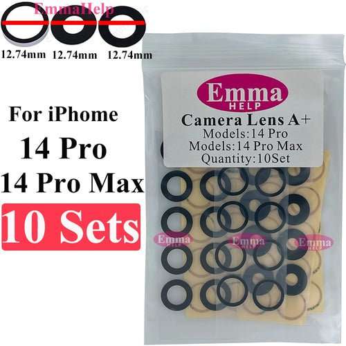 10set Back Camera Glass Lens Sticker for iPhone 16 15 Plus 14 13 12 11 - My 2 buyOther