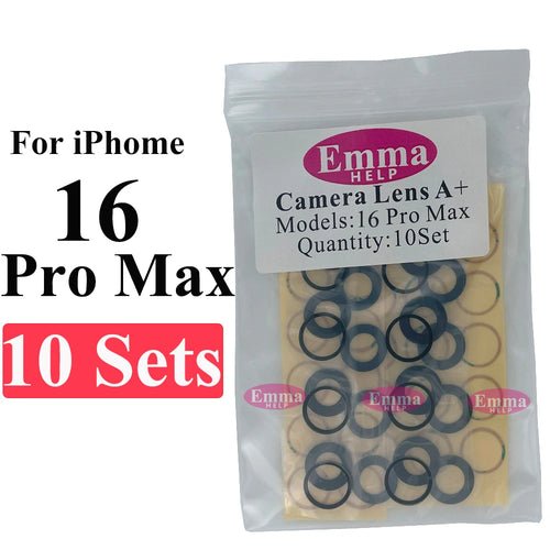 10set Back Camera Glass Lens Sticker for iPhone 16 15 Plus 14 13 12 11 - My 2 buyOther