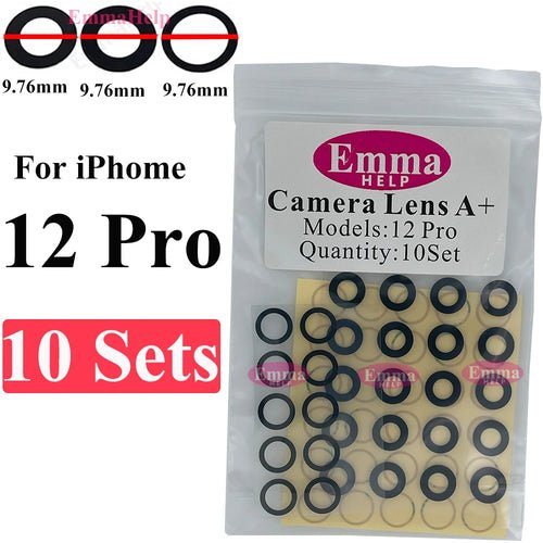 10set Back Camera Glass Lens Sticker for iPhone 16 15 Plus 14 13 12 11 - My 2 buyOther