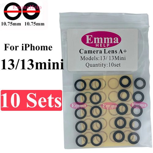 10set Back Camera Glass Lens Sticker for iPhone 16 15 Plus 14 13 12 11 - My 2 buyOther