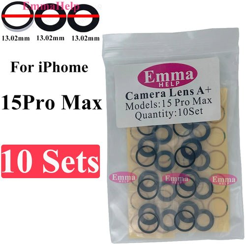 10set Back Camera Glass Lens Sticker for iPhone 16 15 Plus 14 13 12 11 - My 2 buyOther