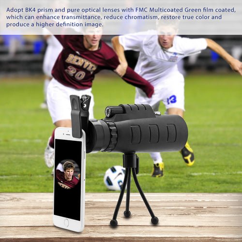10X HD Optical Monocular Telescope with Phone Clip - My 2 buy