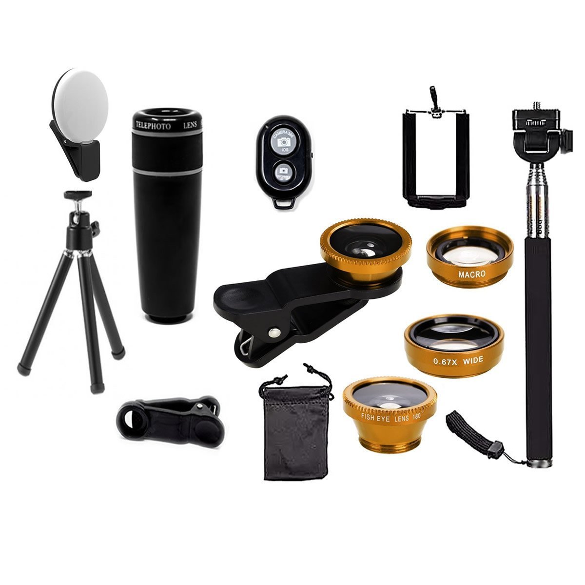 11 in 1 Smartphone Camera Lens Kit - My 2 buyTech Accessories