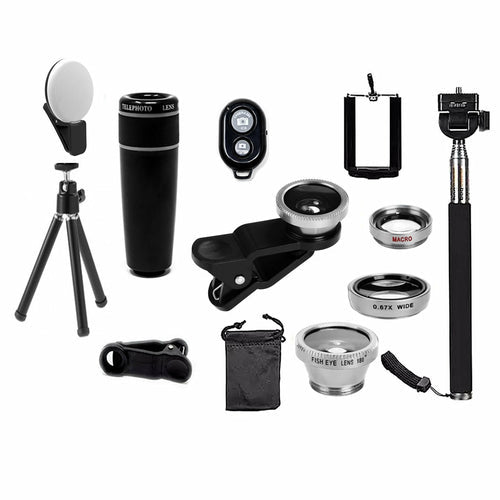 11 in 1 Smartphone Camera Lens Kit - My 2 buyTech Accessories