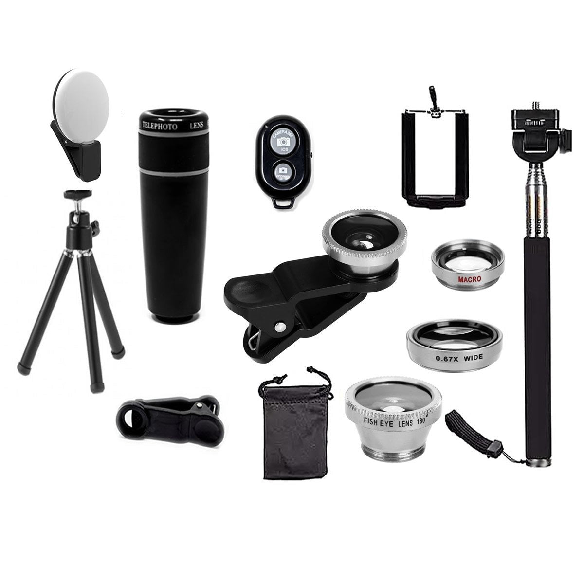11 in 1 Smartphone Camera Lens Kit - My 2 buyTech Accessories