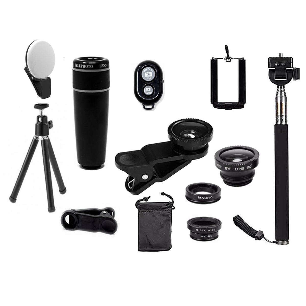 11 in 1 Smartphone Camera Lens Kit - My 2 buyTech Accessories