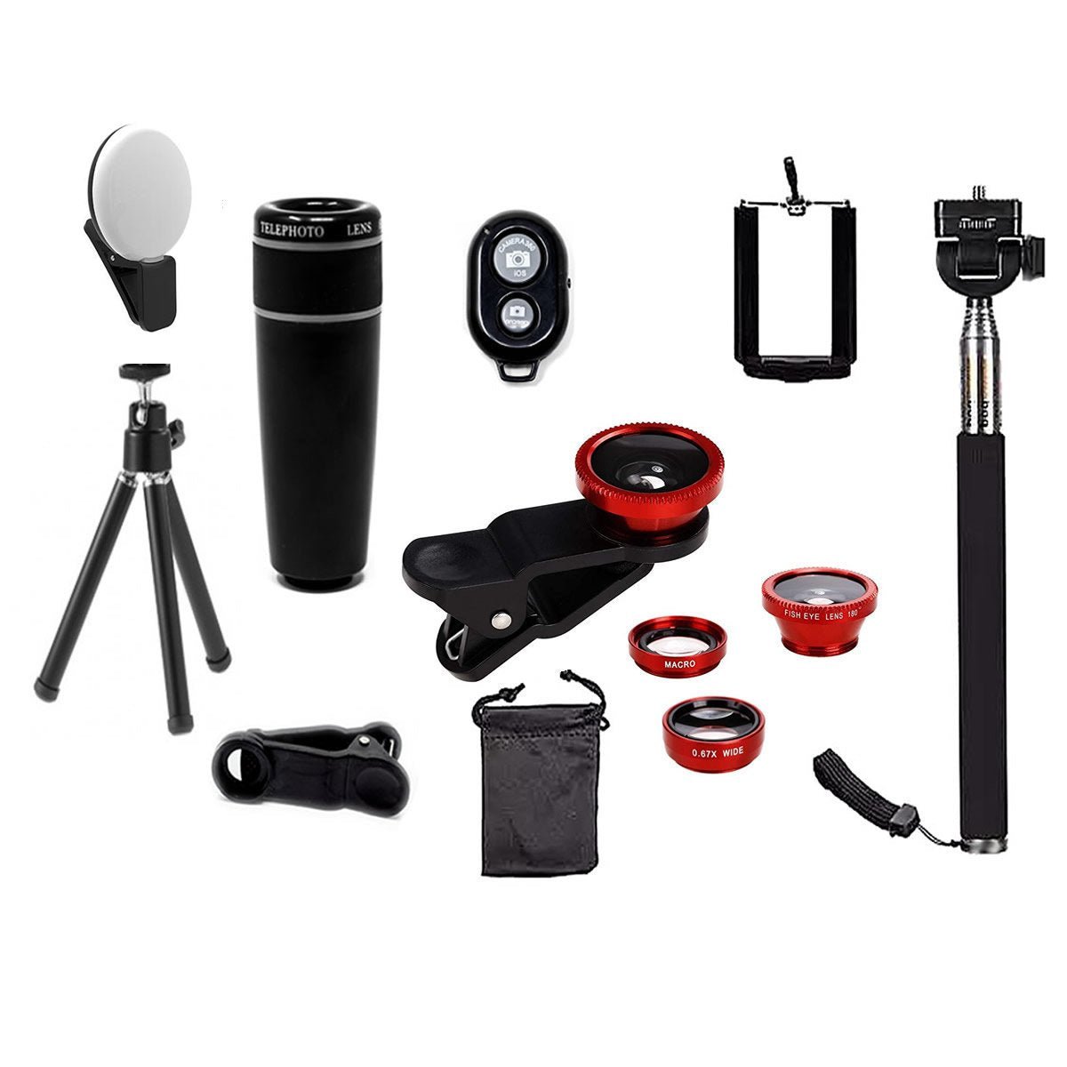 11 in 1 Smartphone Camera Lens Kit - My 2 buyTech Accessories