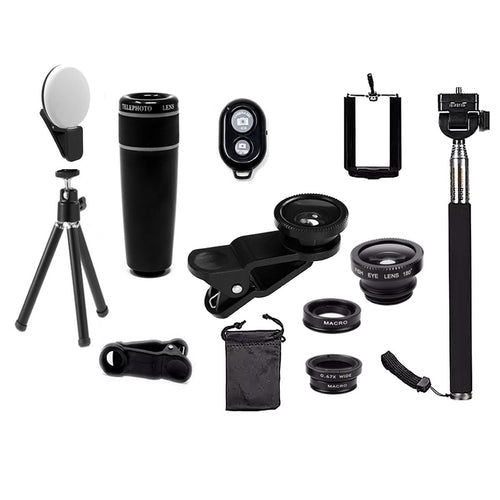 11 in 1 Smartphone Camera Lens Kit - My 2 buyTech Accessories
