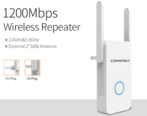1200Mbps Extender Antenna Router Booster WiFi Extender Repeater - My 2 buy