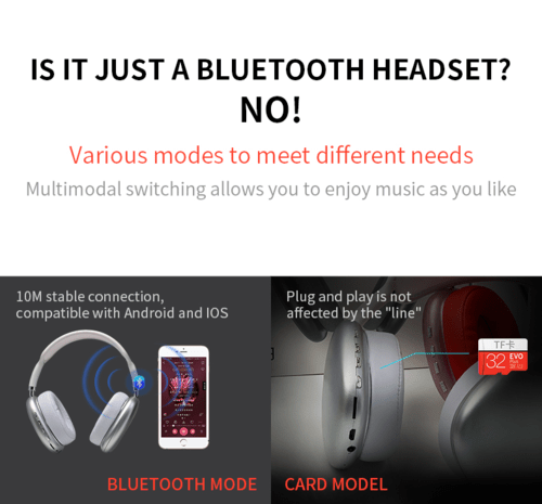 2021 New Wireless Headset HIFI Stereo Bluetooth Headphones - My 2 buy
