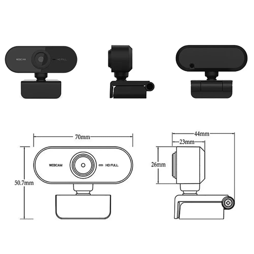2K 1080P 720P 480P HD Webcam For Desktop Laptop Computer Mini USB Web - My 2 buyOther