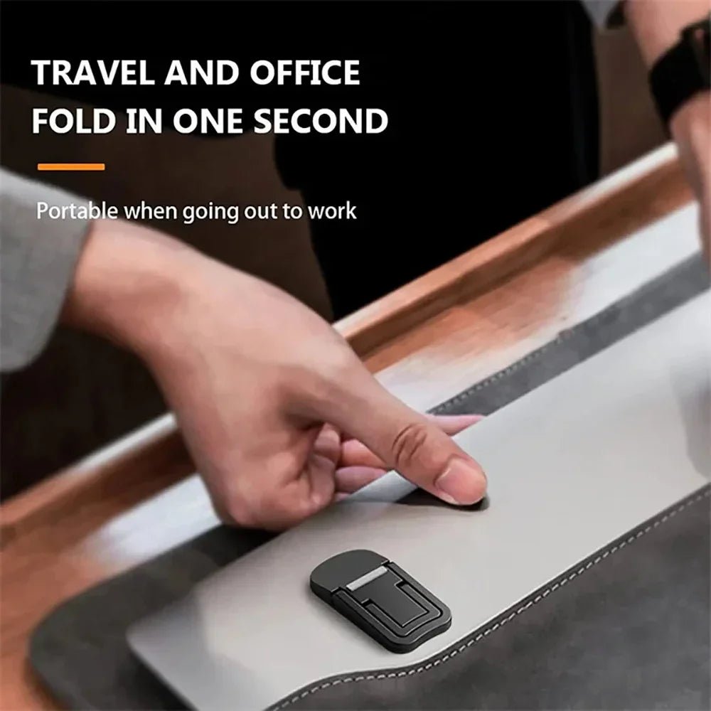 2Pcs Mini Foldable Laptop Stand Self-Adhesive Portable Keyboard Riser - My 2 buyOther