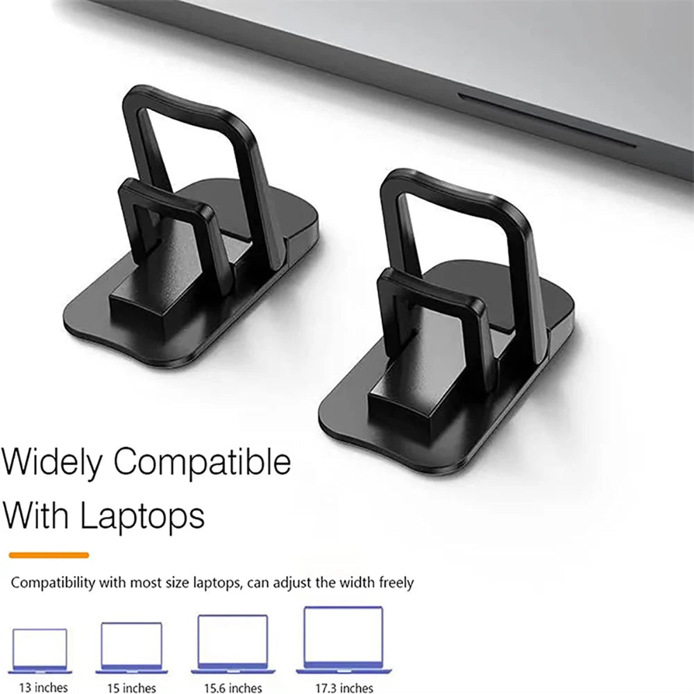 2Pcs Mini Foldable Laptop Stand Self-Adhesive Portable Keyboard Riser - My 2 buyOther