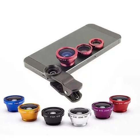 3-in-1 Universal Clip on Smartphone Camera Lens - 6 Colors - My 2 buyAudio & Video