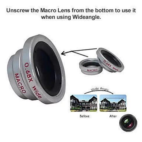 3-in-1 Universal Clip on Smartphone Camera Lens - 6 Colors - My 2 buyAudio & Video