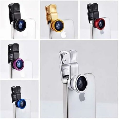 3-in-1 Universal Clip on Smartphone Camera Lens - 6 Colors - My 2 buyAudio & Video