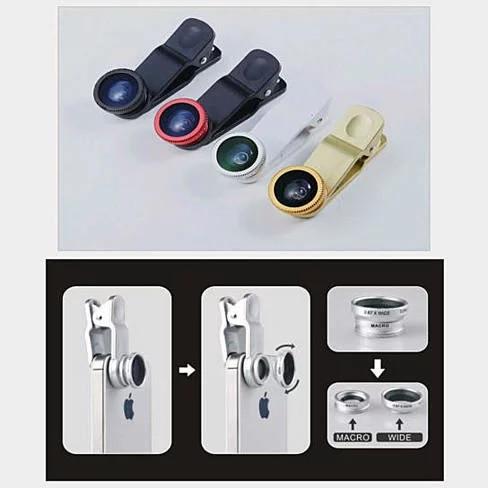 3-in-1 Universal Clip on Smartphone Camera Lens - 6 Colors - My 2 buyAudio & Video