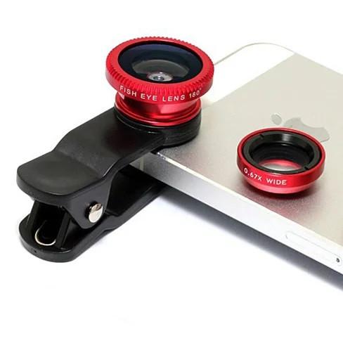 3-in-1 Universal Clip on Smartphone Camera Lens - 6 Colors - My 2 buyAudio & Video