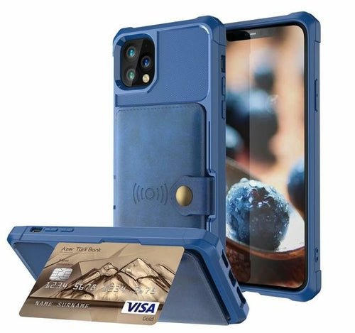 360 Protection Magnetic Leather Wallet Armor Case for iPhone - My 2 buyMobile & Laptop Accessories