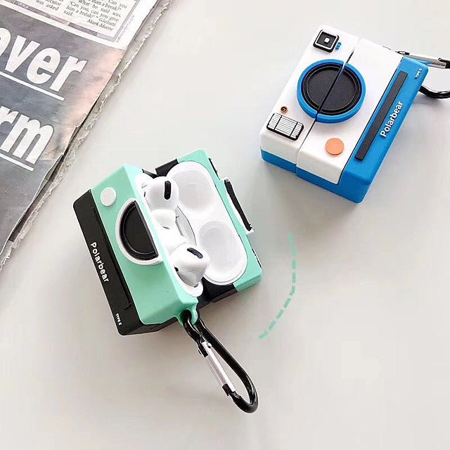 3D Cute Cartoon ins Camera Silicone Airpods Pro Case - My 2 buyCases & Covers
