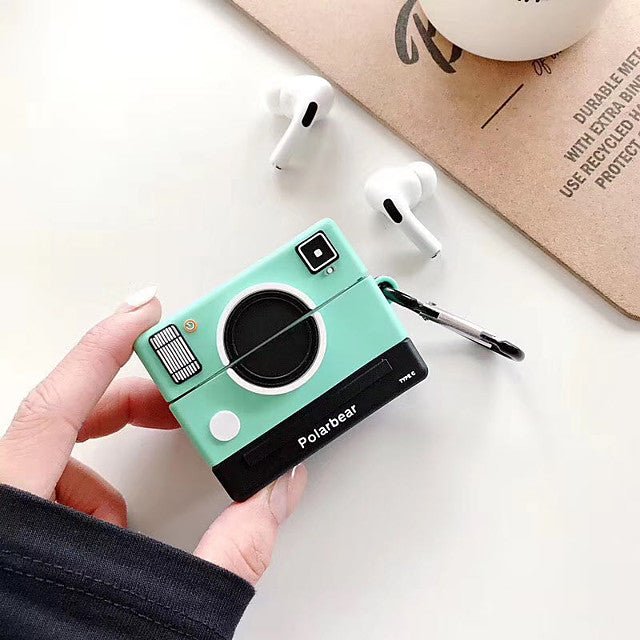 3D Cute Cartoon ins Camera Silicone Airpods Pro Case - My 2 buyCases & Covers