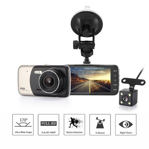 4" Dual Lens 1080P FHD 1.0MP Dash Camera Car DVR - My 2 buy