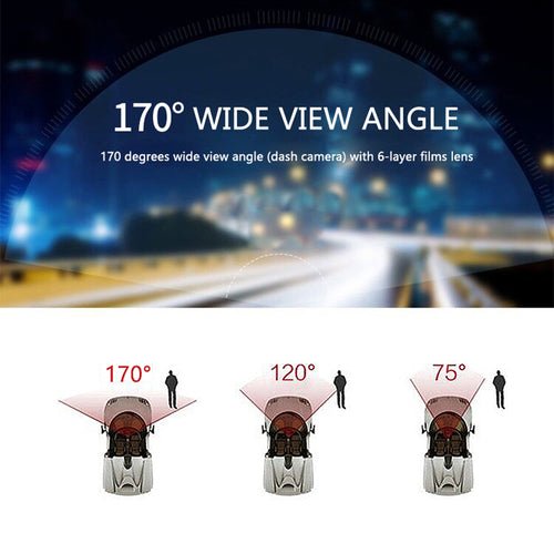 4" Dual Lens 1080P FHD 1.0MP Dash Camera Car DVR - My 2 buy