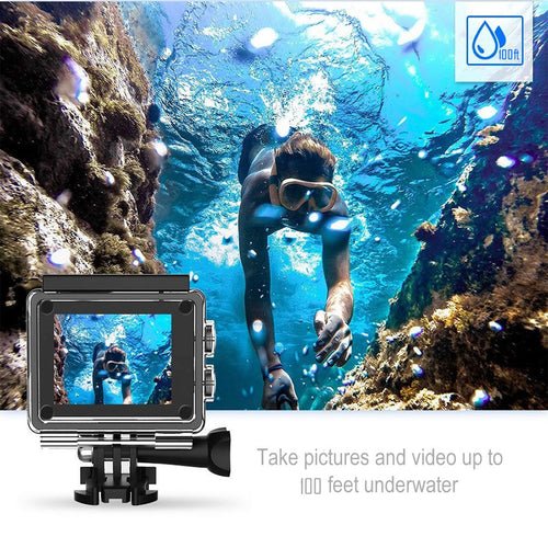4K Waterproof All Digital UHD WiFi Camera + RF Remote And Accessories - My 2 buy