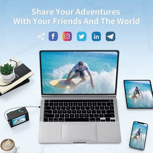 4K Waterproof All Digital UHD WiFi Camera + RF Remote And Accessories - My 2 buy