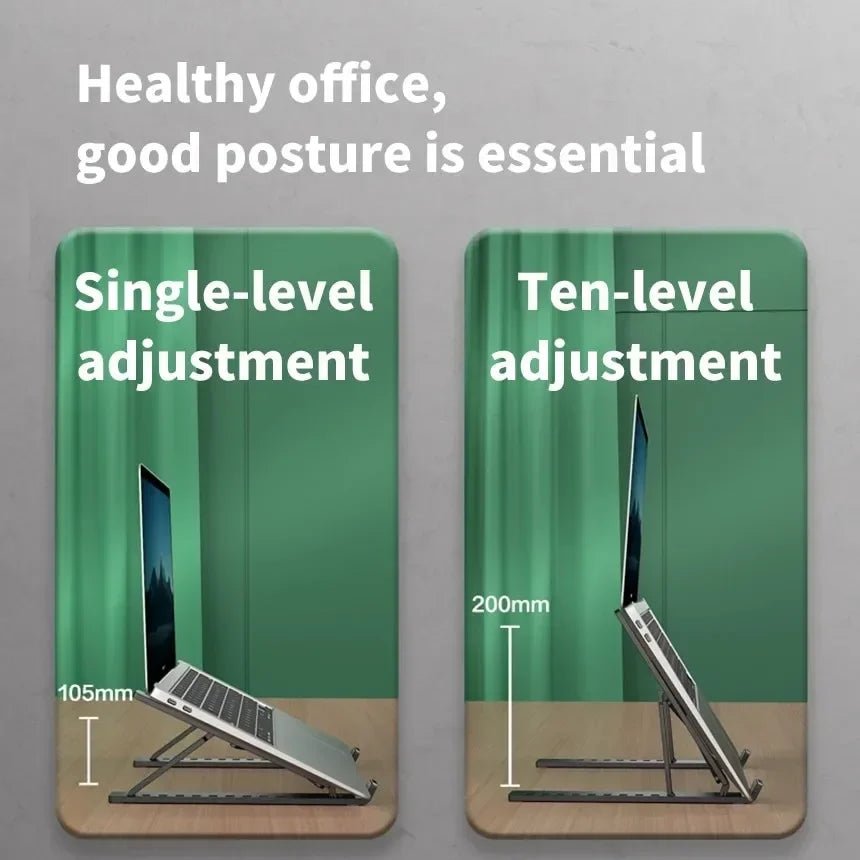 Adjustable Foldable Laptop Stand 7 Level Portable ABS Holder for - My 2 buyOther