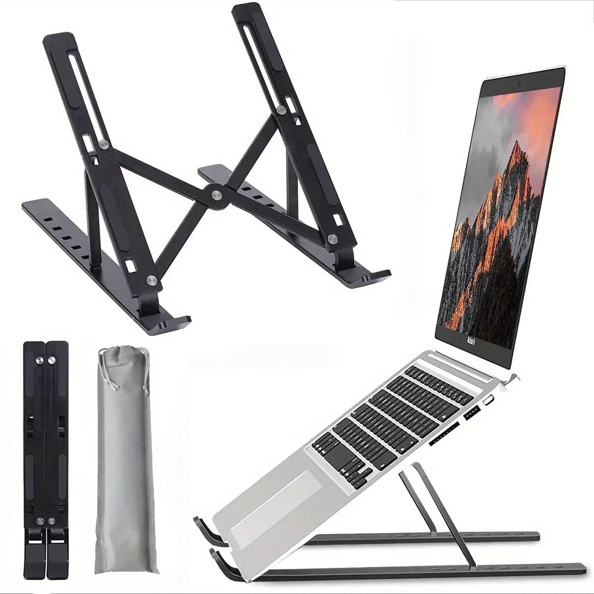 Adjustable Foldable Laptop Stand – Portable Holder - My 2 buyOther