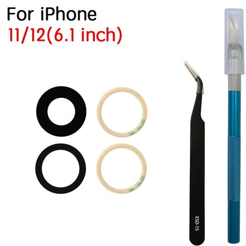 Back Camera Glass For iPhone 11 12 13 14 15 Plus MIni Pro Max Rear - My 2 buyOther