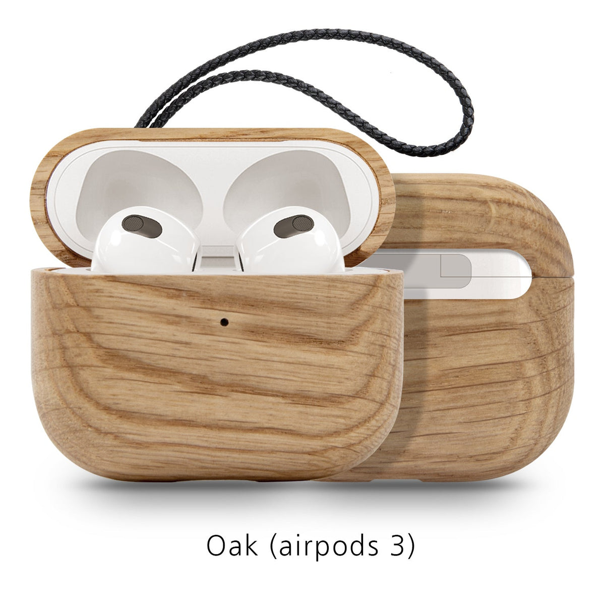 Back Cover Solid Wood Bluetooth Earphone Case - My 2 buyCases & Covers