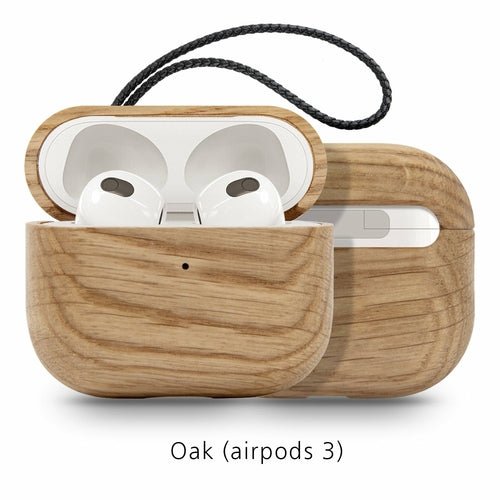Back Cover Solid Wood Bluetooth Earphone Case - My 2 buyCases & Covers