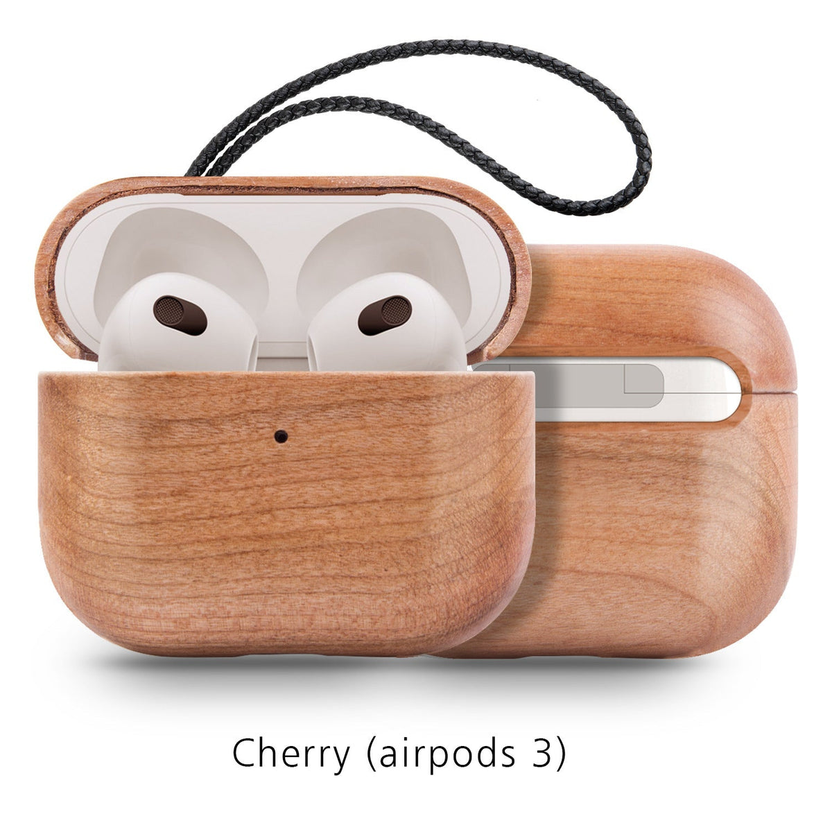 Back Cover Solid Wood Bluetooth Earphone Case - My 2 buyCases & Covers