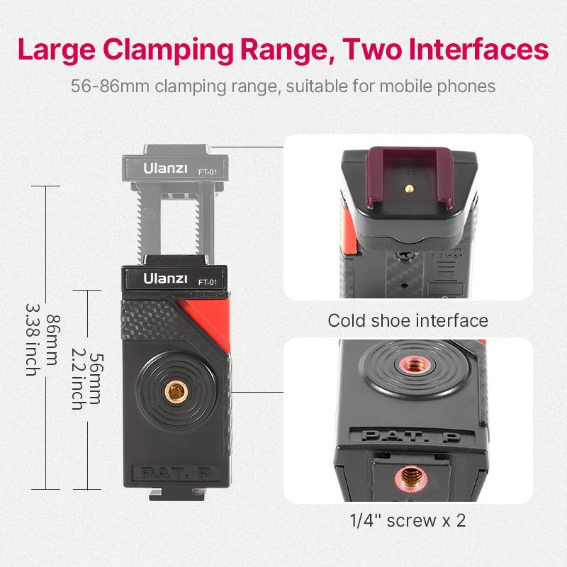 Black Octopus Mobile Phone Clip Gimbal Tripod Set - My 2 buyAudio & Video