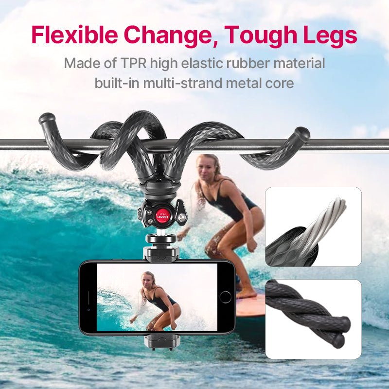 Black Octopus Mobile Phone Clip Gimbal Tripod Set - My 2 buyAudio & Video