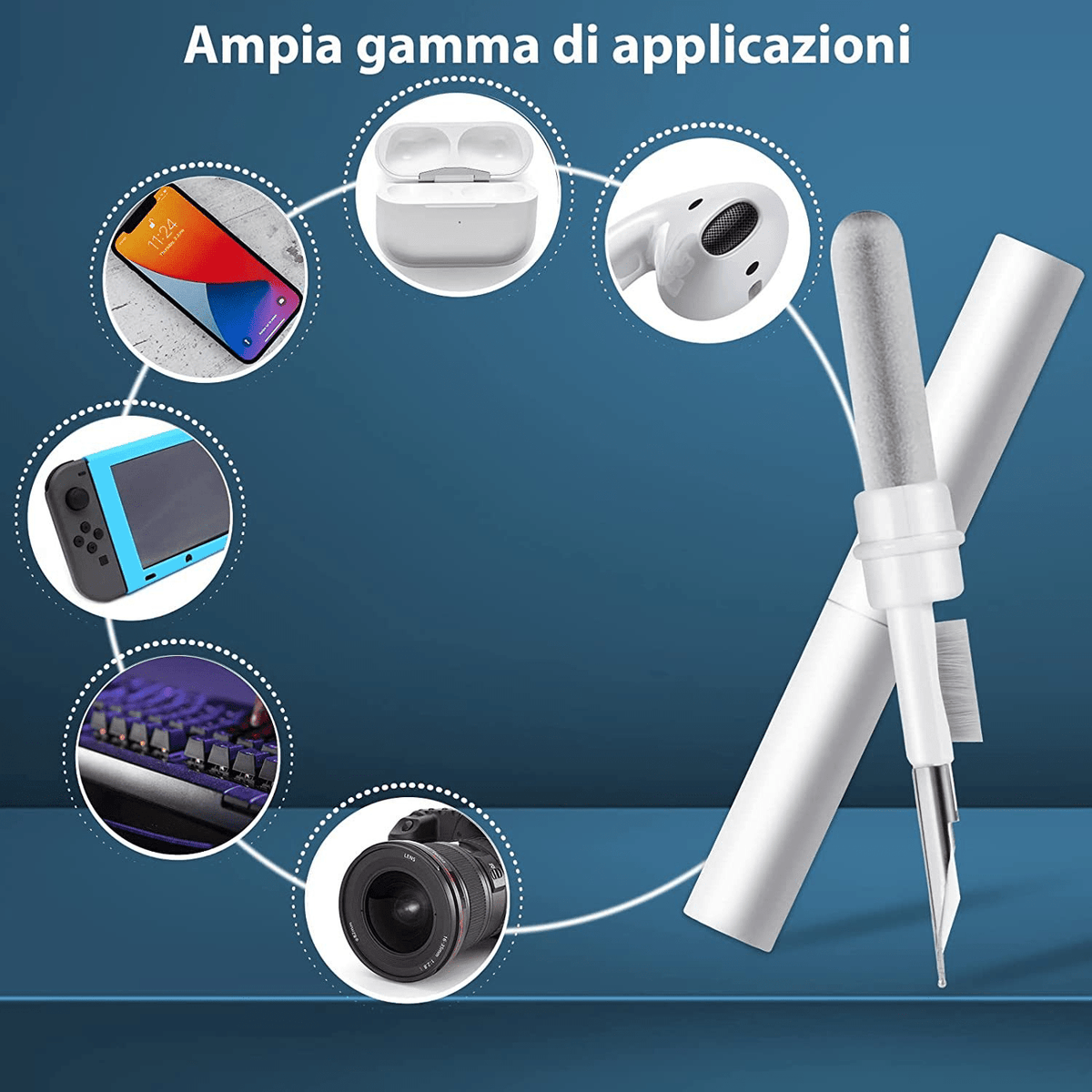 طقم تنظيف سماعات الأذن بلوتوث Airpods، فرشاة قلم - My 2 buy ملحقات الهاتف المحمول والكمبيوتر المحمول