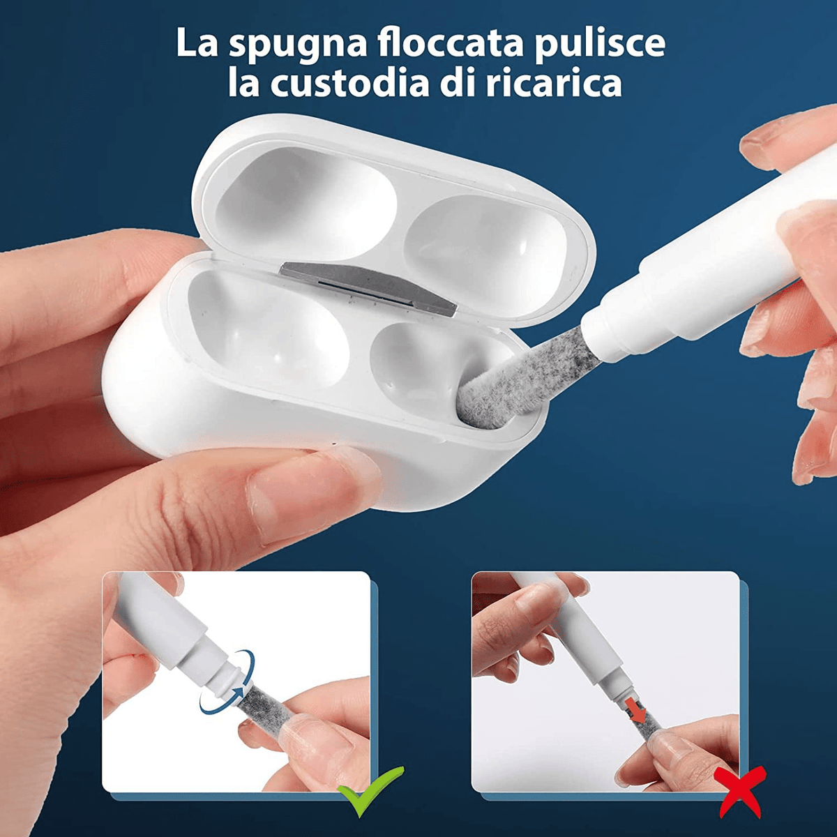 طقم تنظيف سماعات الأذن بلوتوث Airpods، فرشاة قلم - My 2 buy ملحقات الهاتف المحمول والكمبيوتر المحمول